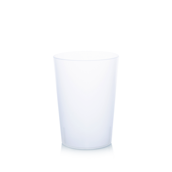 Vaso de polipropileno de 50cl sidra.