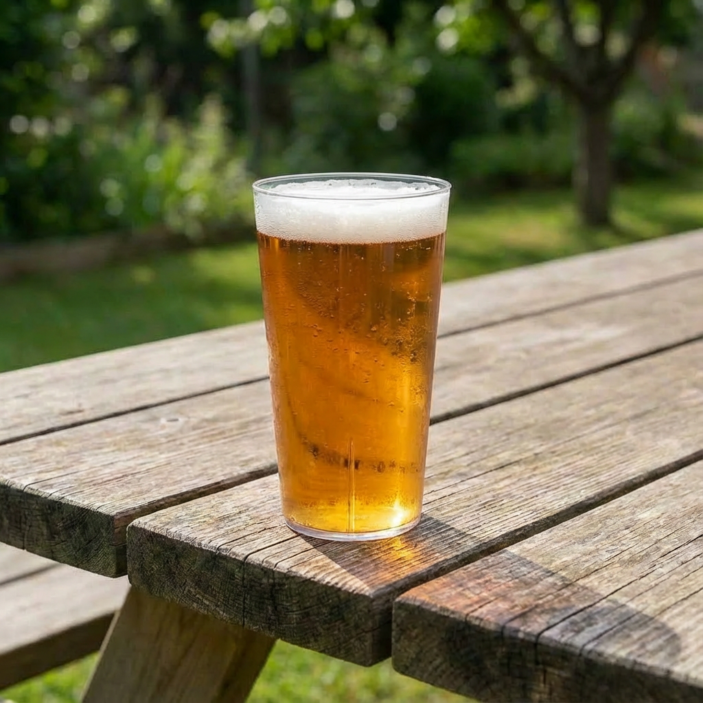 Vaso de policarbonato de cerveza