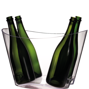 Cubitera con 4 botellas dentro